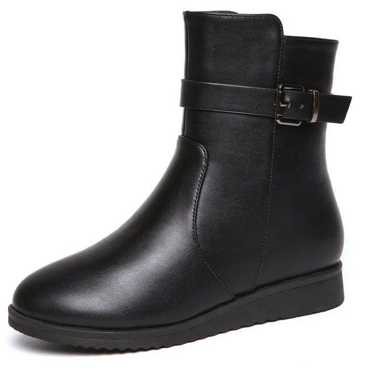 New Fashion Comfortable Stitching Women Boots Medium for Autumn and Winter