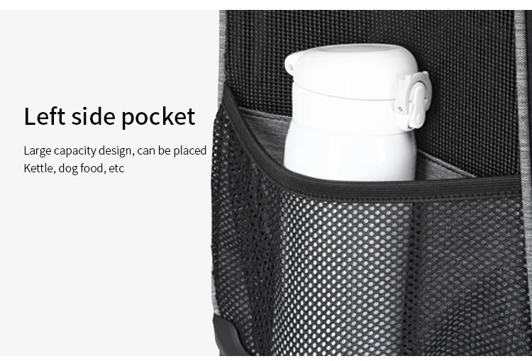 Top Selling  factory custom  Pet Dog Carrier on Wheels Weekend Outdoor Travel Rolling Luggage cat bag