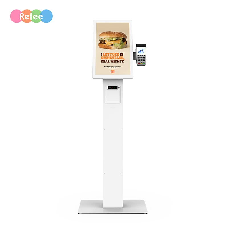 21.5 inches android point of sale system Order touch screen checkout self service cash register self service kiosk