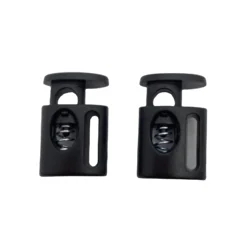 Пружинный шнур, пластиковая пробка и концы веревки, замок для тканей, спортивных сумок