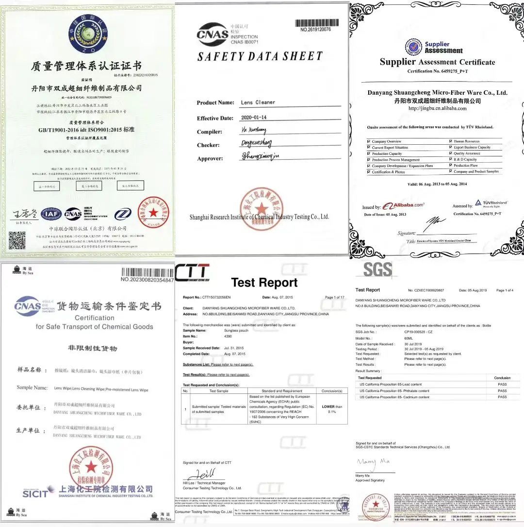 China Professional Supplier Microfiber Wiping Dusting Rags Micro fibre Lens Cleaning Cloth