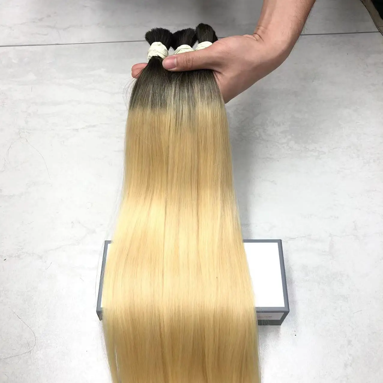 Оптовая цена Натуральные Прямые 100% натуральные волосы Remy Brasil