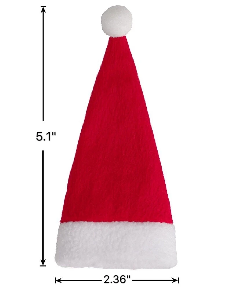 2020 Christmas Supplies Merry Christmas Decorated Felt Santa Claus Hat