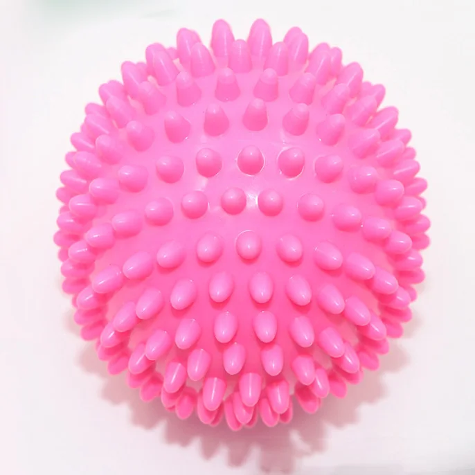 Fitness Durable Roll Yoga Gym Muscles Relief Stress Hard PVC Spiky Hand Massage Ball