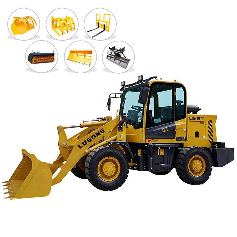 Factory Price China  Small Wheel Front Loader Mini CE Approved Loader For Sale