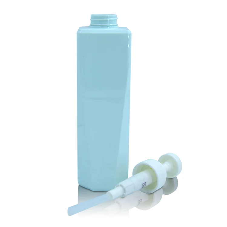 Wholesale 500ml 700ml Shampoo Bottle Recycle PETG Plastic  Bottle Body Lotion Cosmetic Packaging Body Wash Shampoo Bottle