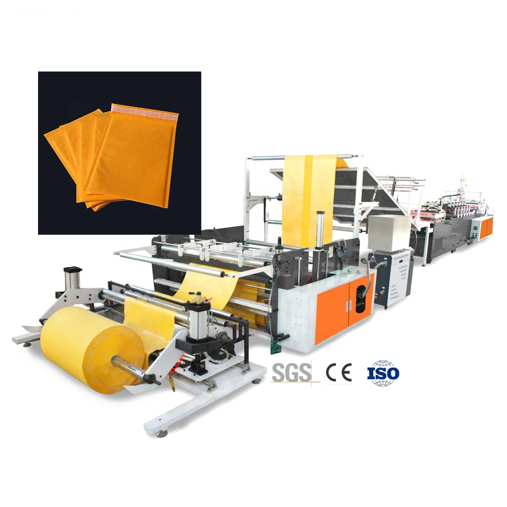 Pansatec Kraft bubble mailers make machine/Whole Sale Jiffy Bag making machine