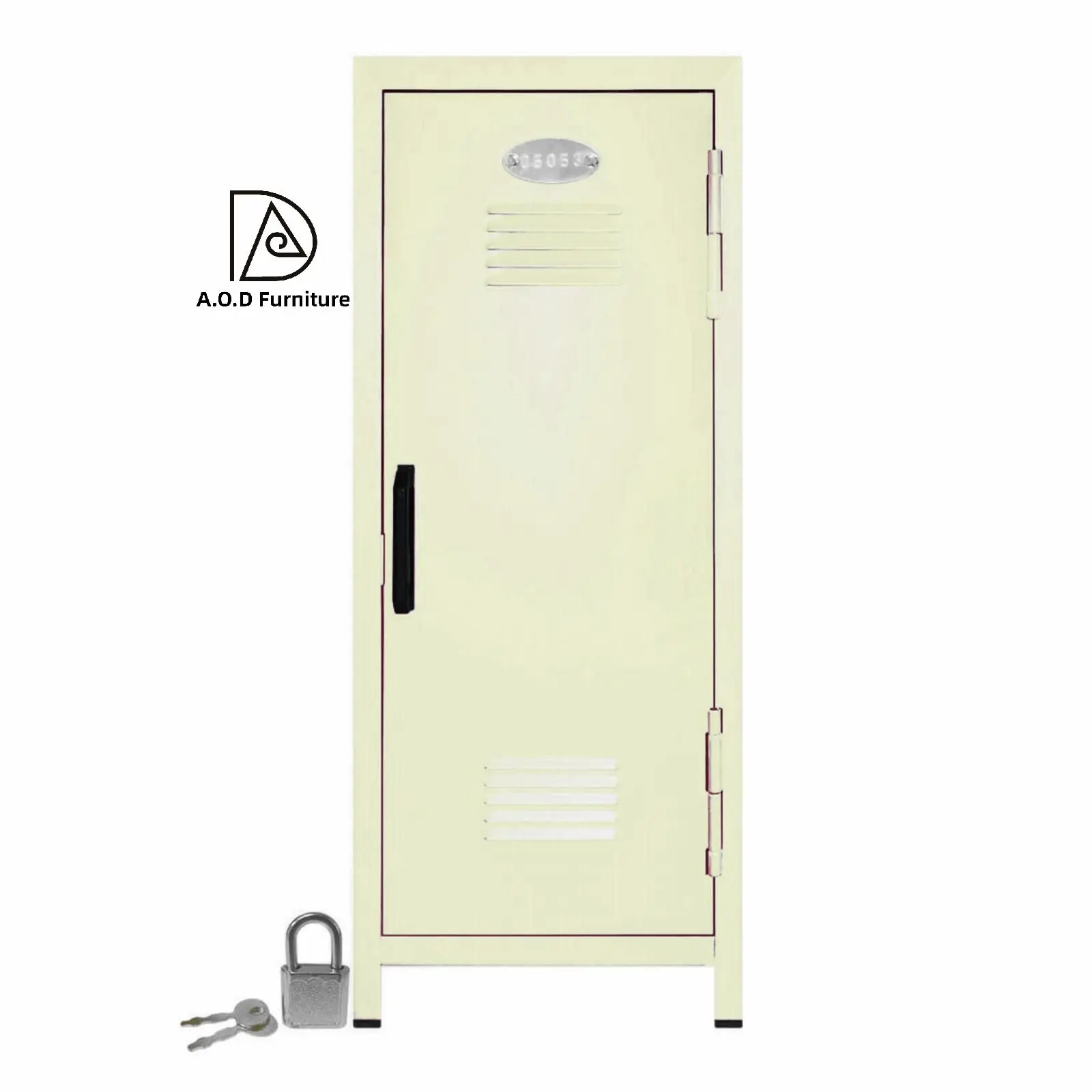 Pink Single Key Lockable Creative Metal Toy Small Mini Locker for Kids