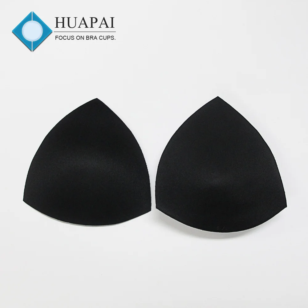 
087 Wholesale no padding triangle swimsuit foam cup in size S 