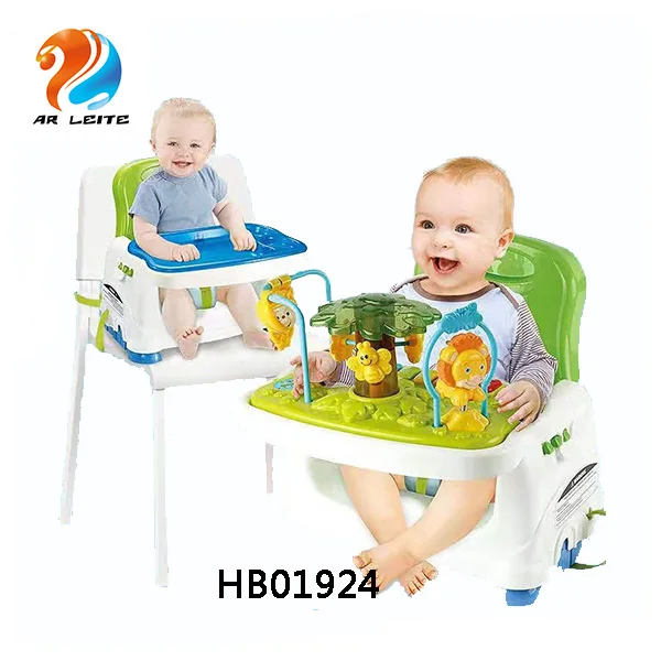 2020 пластик Регулируемая Кормление ребенка обеденный стул музыкальный Baby Care Booster сиденье