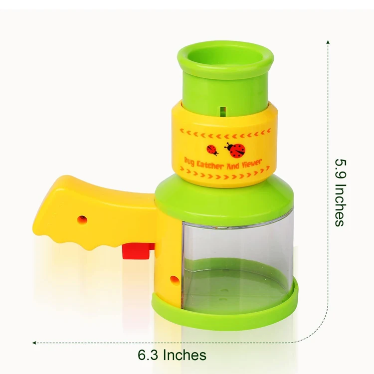 Insect Bug Catcher and Viewer Set Microscope Science Experiment Insects Box Toys for Kids