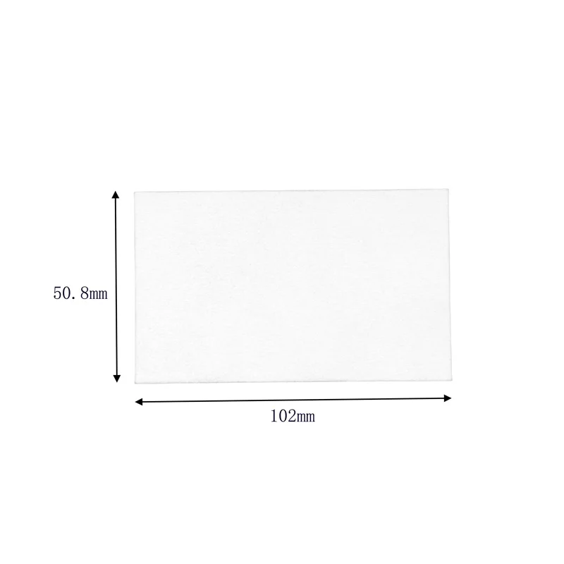 Pre-Moistened 99.9% Isopropyl Alcohol 2'*4' Cleaning Card for Thermal Printer