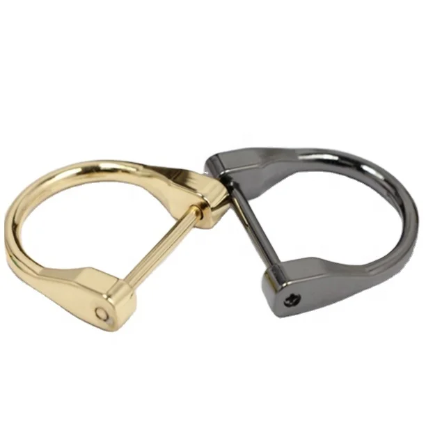 High Quality Black Metal D Ring For Leather D Ring Belt