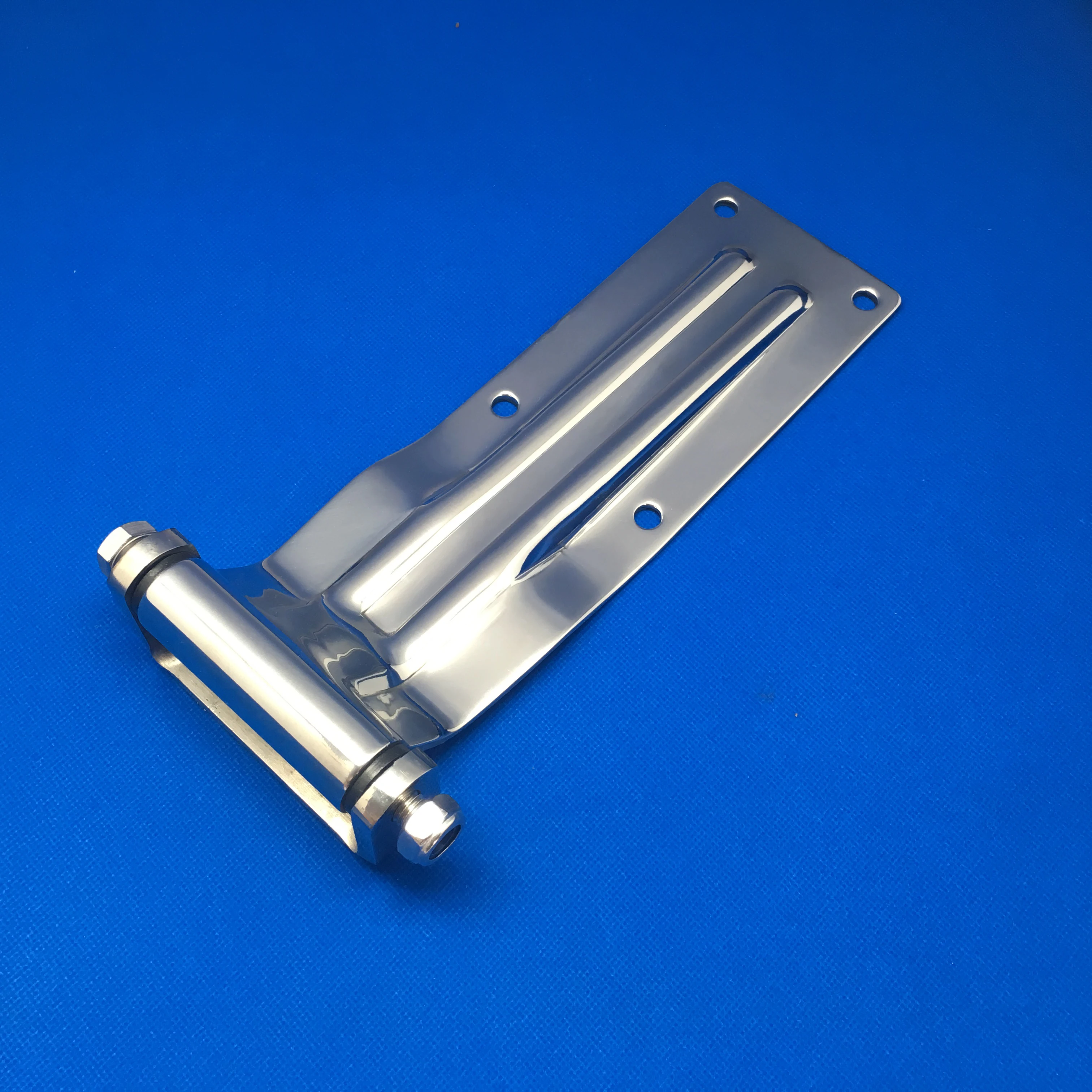 01116 Semi trailer truck dump body container door side rear hinge