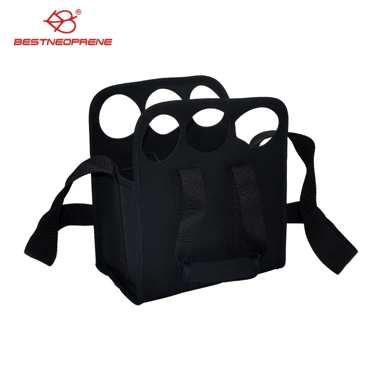 Insulated  neoprene 6 Pack Bottle Carrier  use for Water or beer