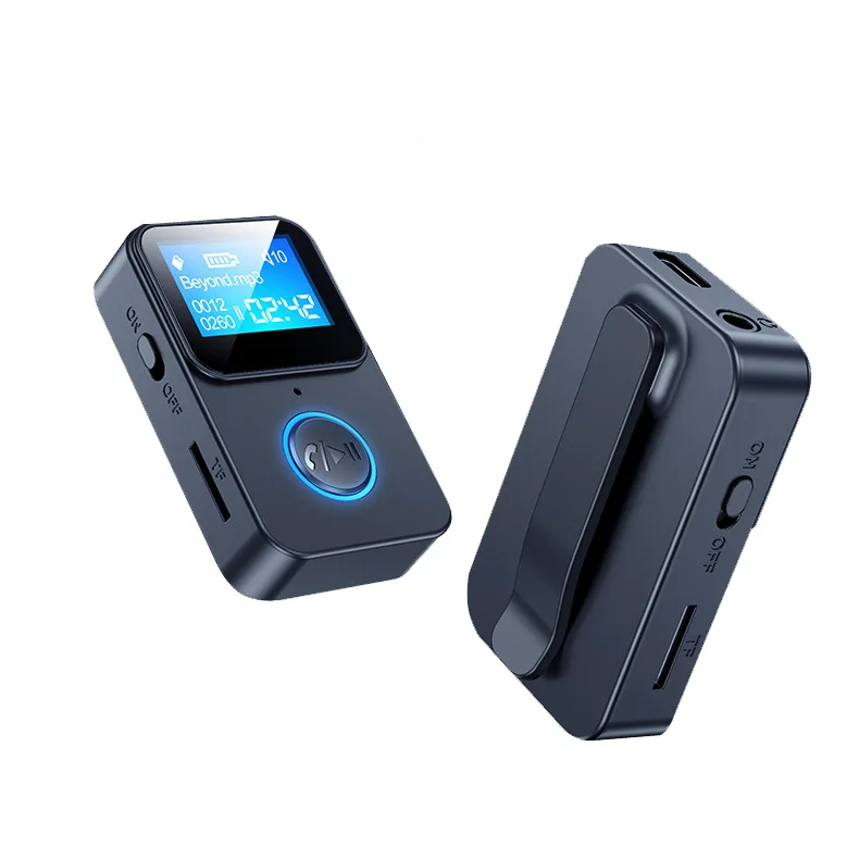 Best sale sport mini wireless car  mp3  player music  One-piece call with microphone for running