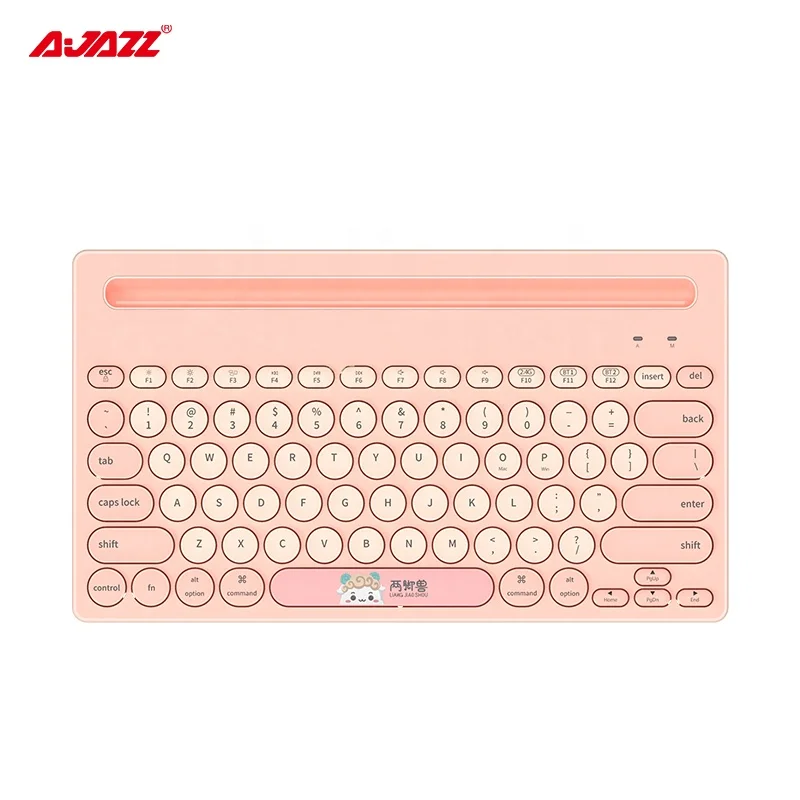 AJAZZ 320i Wireless BT 3.0/5.0  Thin Office Keyboard with Mouse Pad for  Android IOS  Laptop mini Keyboard (1600157269414)