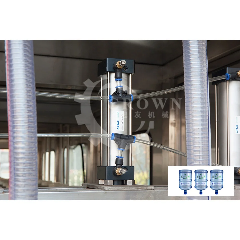 automatic 3in1 5 gallon 20 liter bottled bottling water filling bottling machine production plant line