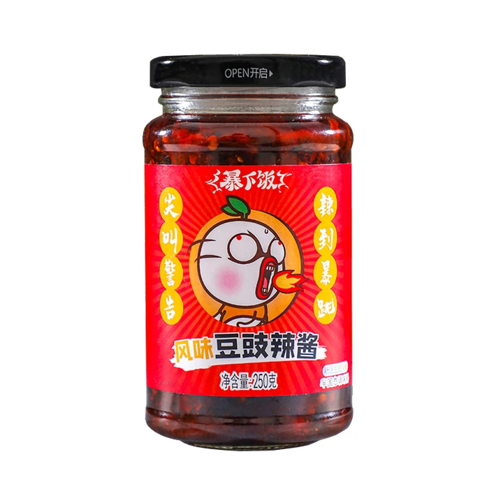 
250 г острые соусы с приправами, маринованный ферментированный соевый соус, местная Специальная Фабрика, оптовая продажа 