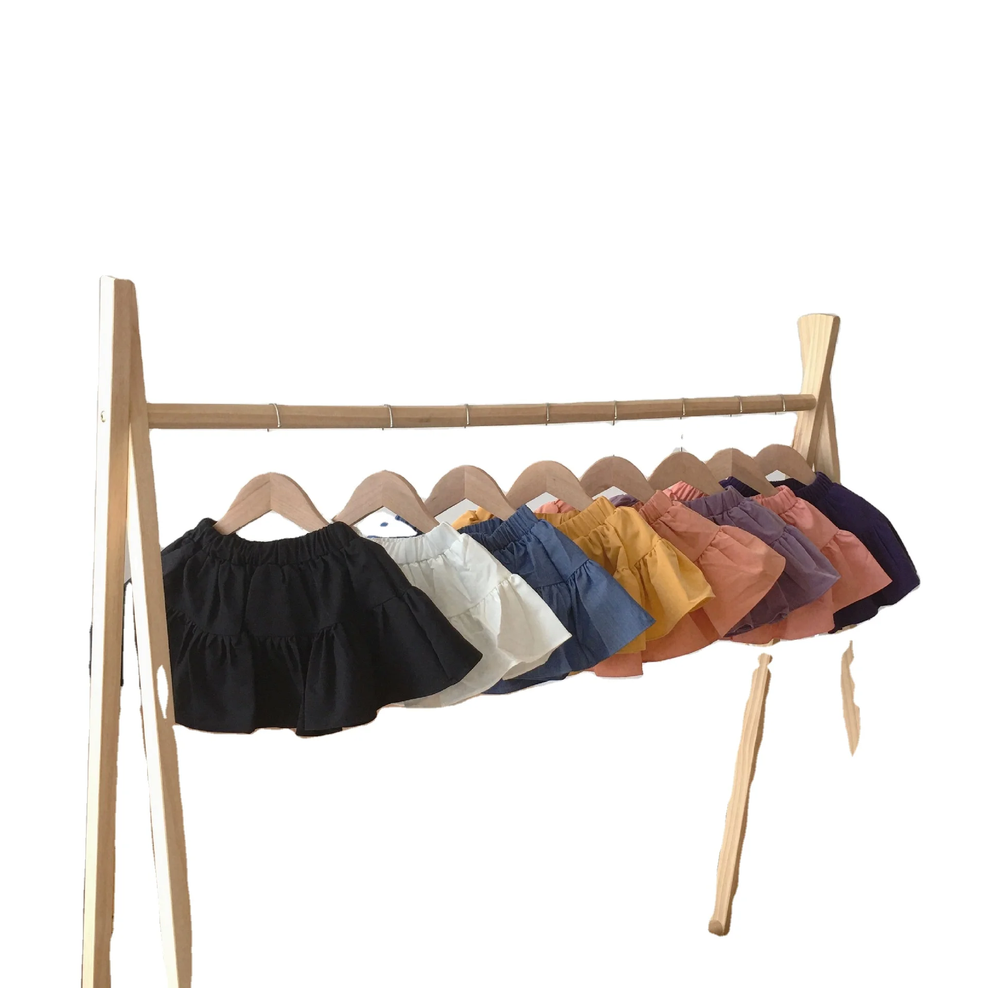 Baby Cotton Frill Twirl Skirts Bohemian Skirt For Kids Girls