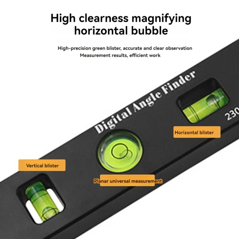 190 mm Digital angle ruler protractor finder carbon Inclinometer Goniometer Electronic Angle measurement tool