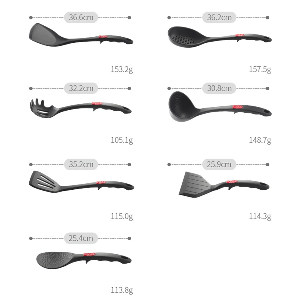 Amazon top seller kitchen utensils products korean premium silicone kitchenware utensil set cooking tools With stand all types