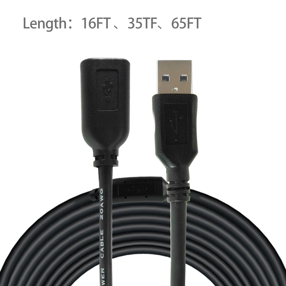 USB Extension Cable 16FT USB 3.0 Male to Female USB Extension Cord High Data Transfer Compatible with live broadcast