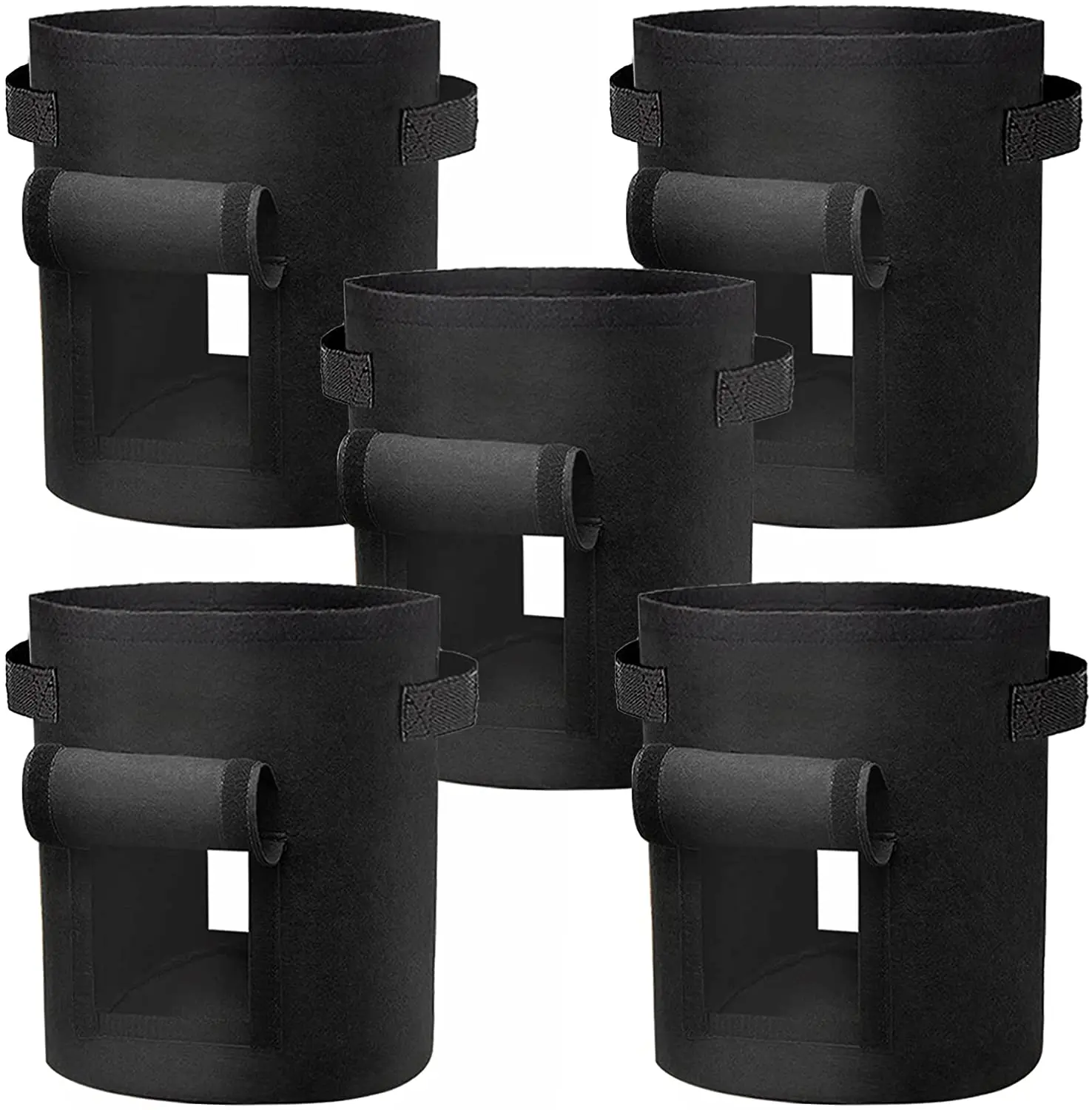 15 Gallon Non Woven Fabric Planter Vegetable Cocopeat Shiitake Mushroom Grow Bags Grow Bags For Plants