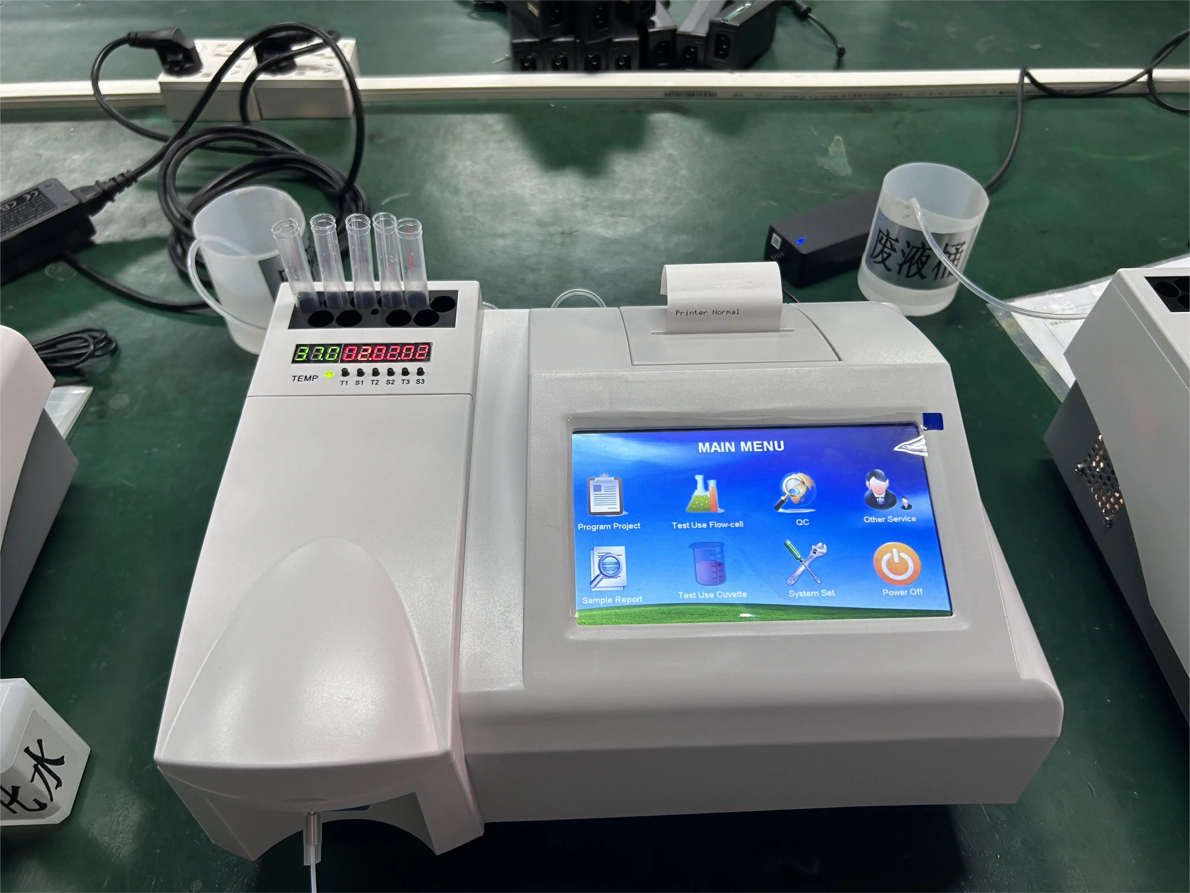 hospital biochemistry analyzer clinical instruments chemistry analyzer veterinary price blood testing machine
