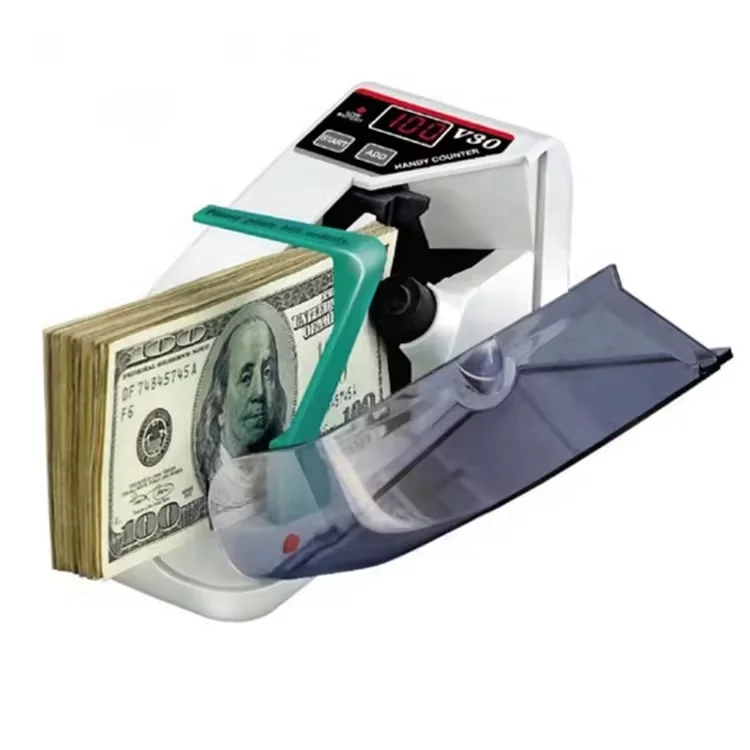 Portable Mini Money Counter Suitable for Multi-Currency Bill Counter Handy Currency Counter for Small Business Cash Counting