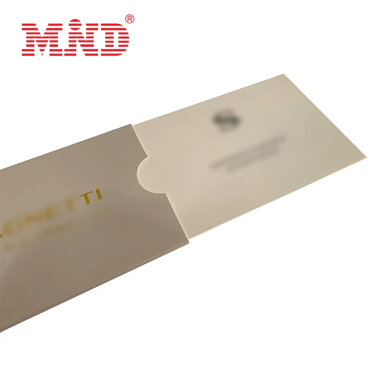 Custom Printing Logo Creditcard Box Packaging Sliding Paper For Business Card Sleeve Pulling Credit Card Box