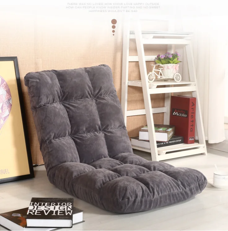 Modern Nordic style leisure floor lazy sofa recliner folding game chair sofa bed