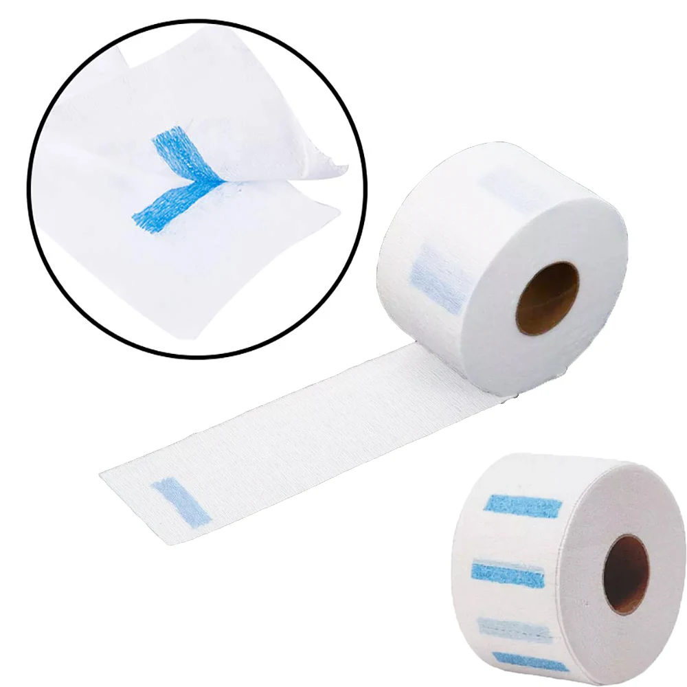 Hair Salon Hairdressing Disposable Neck Ruffles Neck Roll Paper Neck Paper For Barber