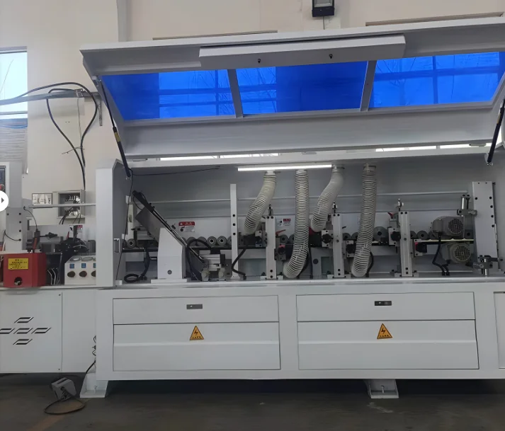 High speed Contour tracking fully automatic edge banding machine with edge