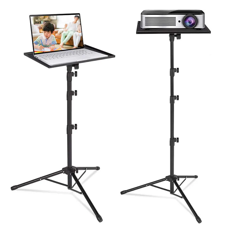 Factory Price Higher Speaker Projector Stand Mouse Pad Tray Removable Portable Aluminum Adjustable Laptop Stand