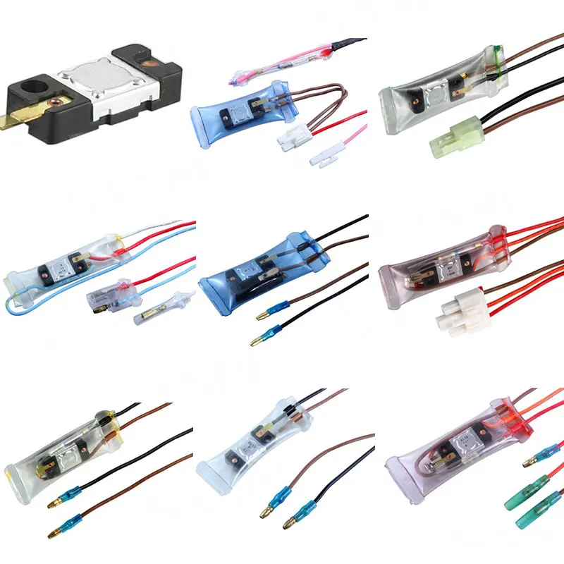 Various types of bimetal defrost thermostat refrigerator accessories temperature control switch defrost thermostat