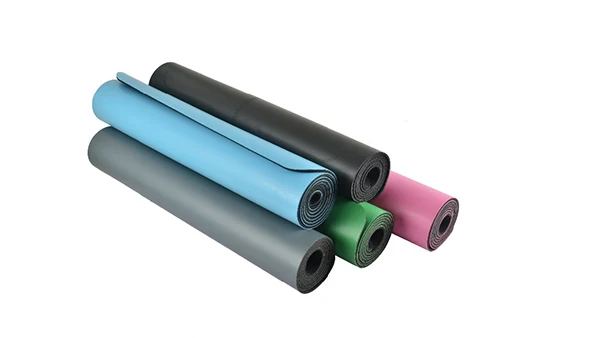 Premium Wholesale Black Eco Friendly Private Label Custom Gold Stamping Non Slip 4mm Thin Natural Tree Rubber Pu Yoga Mat