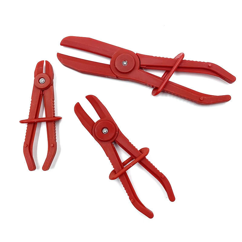 3pcs Tubing Clamp Automobile Tubing Sealing Pliers Car Plastic Cut-off Disconnection Auto Cutting Sealing Pliers Repair Tools