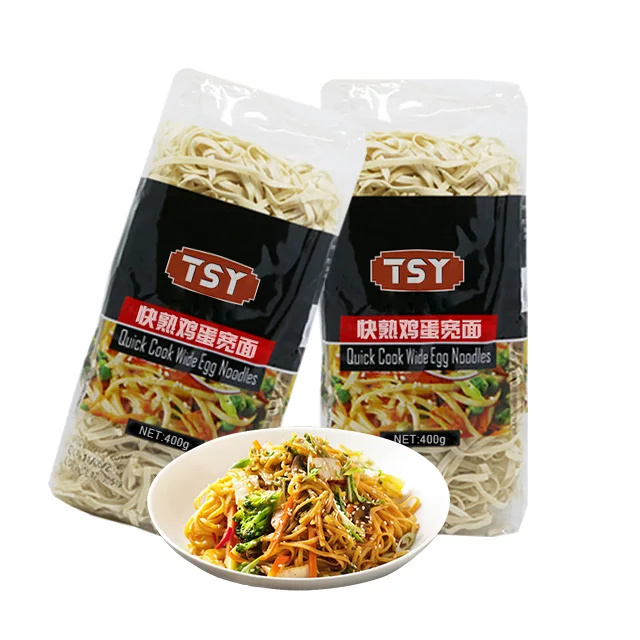 TSY Food Nongmo, дешевый, оптом, бесплатный образец, быстрое приготовление, 250 г, сухая китайская яичная лапша