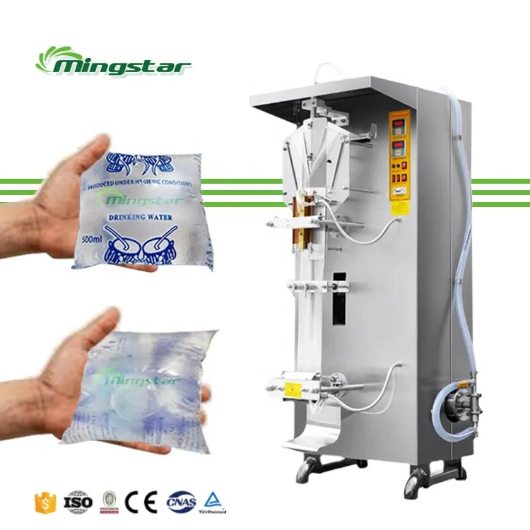 low price small scale full-automatic drinking packing bag sachet pure water filling machine