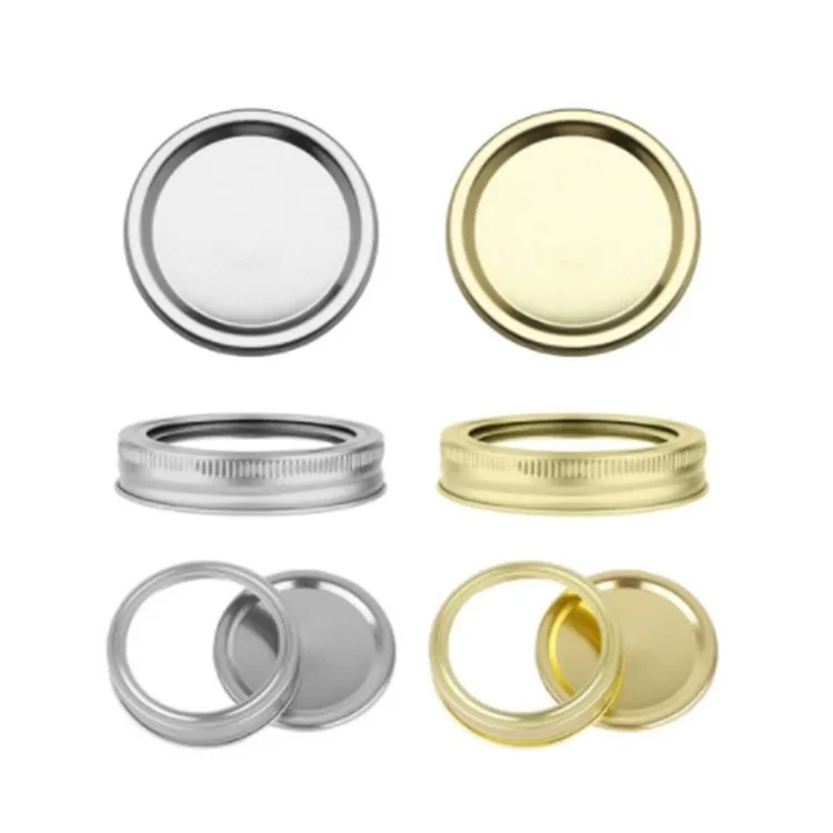 Two pieces parts 70mm 86mm ball mason jar lid metal lids for mason jars