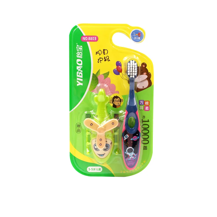 Безопасная детская новая конструкция, силиконовая детская зубная щетка для пищевых продуктов, сделано в Китае, детская зубная щетка с игрушкой