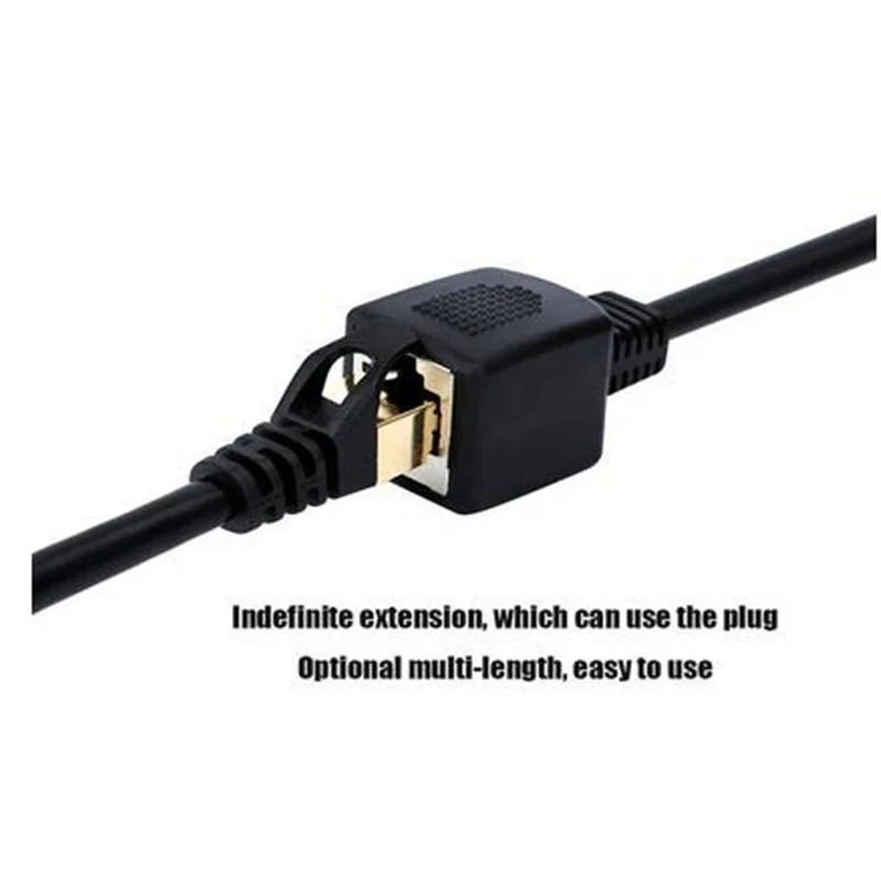  Ethernet-кабель RJ45 Cat 7 Удлинительный кабель «штырь-гнездо» Сетевой удлинитель локальной сети 1 м шнур для ПК и
