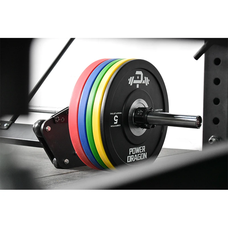 Gym Training weight dumper plates rubber Coated Eco friendly Fitness barbell and Weight lifting barbell plate