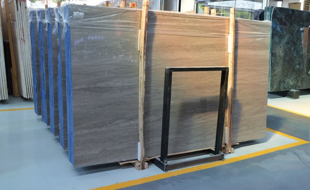 Polishing ash grey marble stone Home bar counter