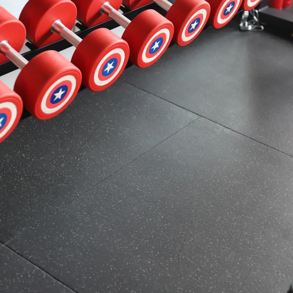 Interlocking 30mm Thick Gym Rubber Workout Flooring Mats Rubber Mat for Workout Purpose