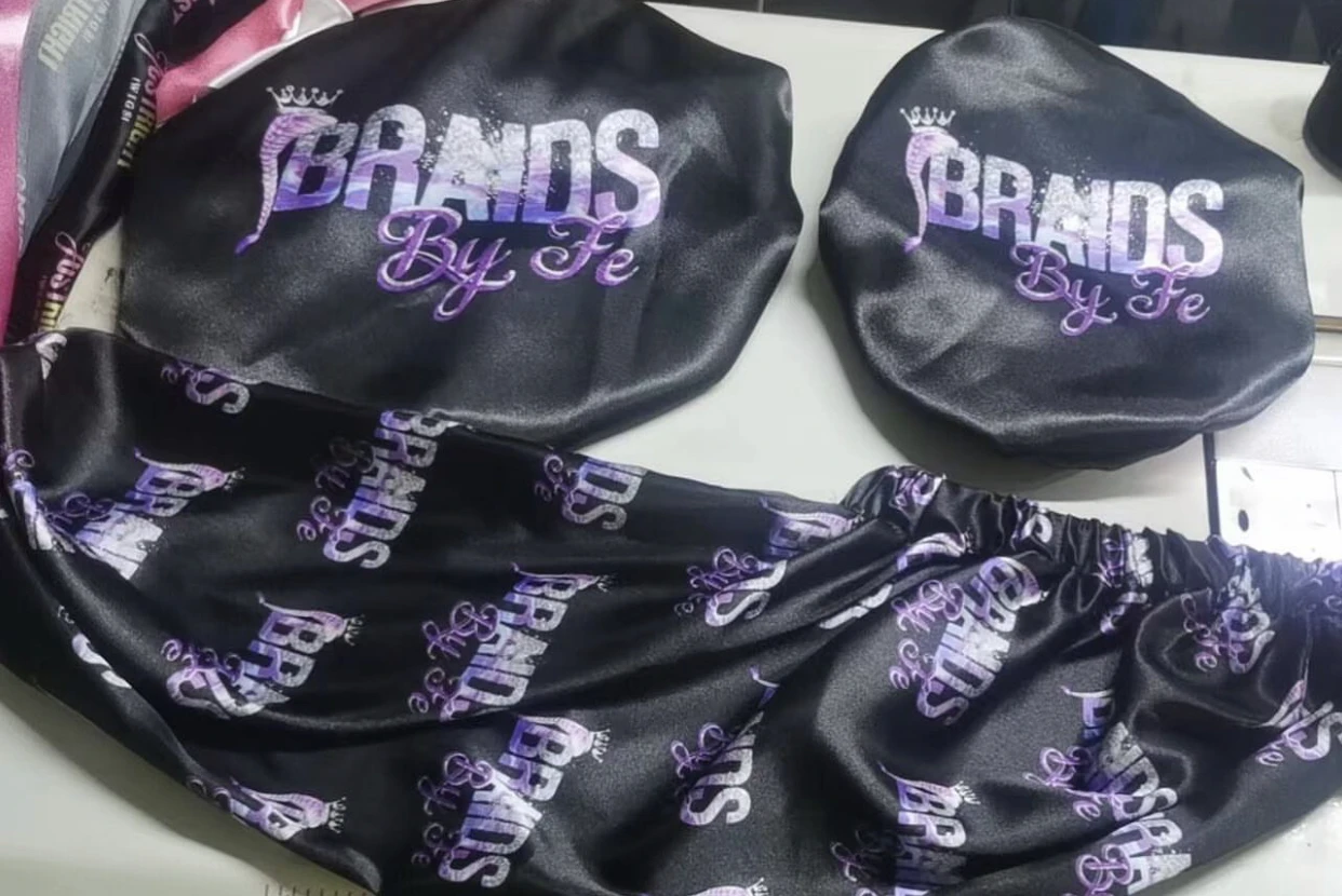 Best Selling Bonnet Satin Double Satin Lined Silk Bonnet with Custom logo Adjustable Reversible hair sleep hat bonnet