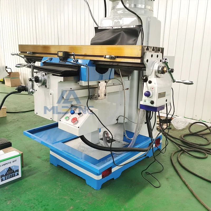 low price universal turret milling machine x6323 with vertical milling head