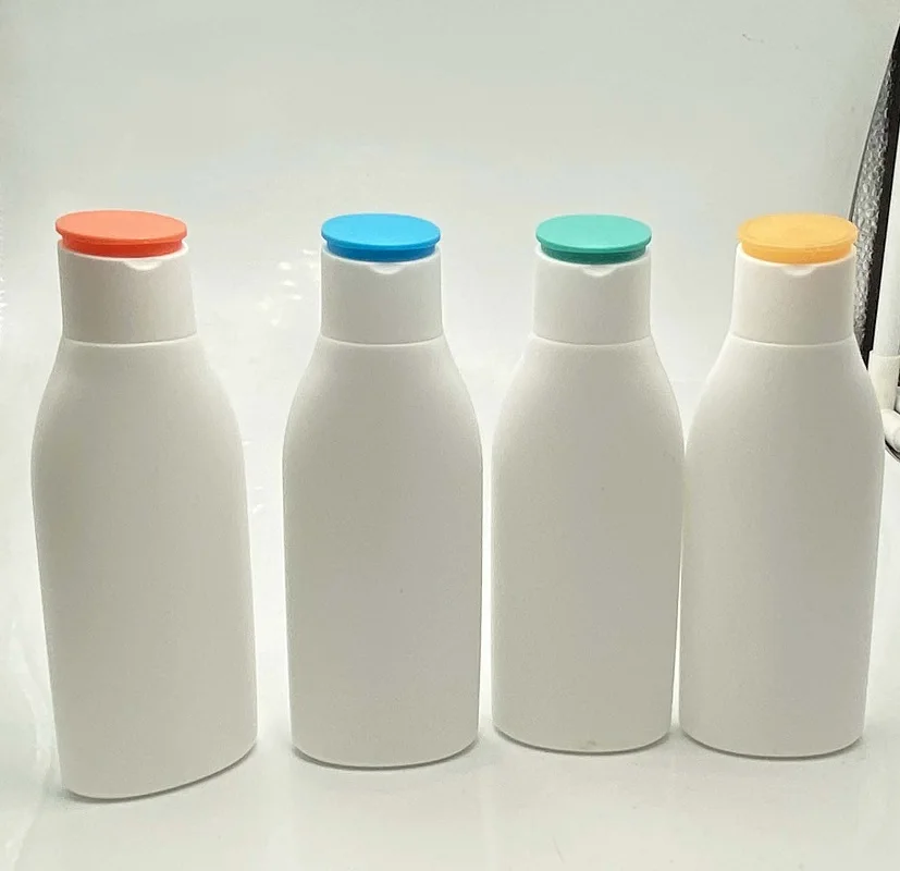 Manufacturer custom empty Vaselin jar 125ml  Plastic body butter Cream Jars with Flip Top Cap