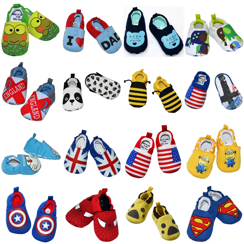 Wholesale Factory Price Kids Shoes Baby PU Shoes Soft New born Baby Cute Unisex Shoes